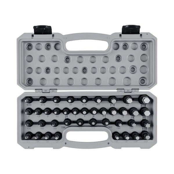 Tekton 3/8 Inch Drive Hex, Torx, Triple Square Impact Bit